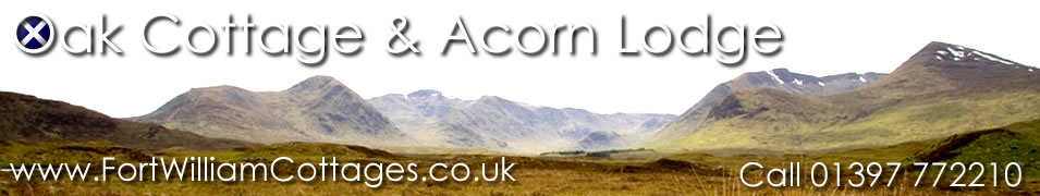 Fort William Cottages - Self catering accommodation in Fort William Scotland.